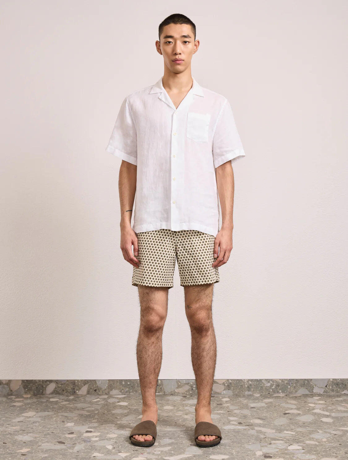 Porto Swim Short Ipanema Dried Moss & Seawood - Swim Shorts
