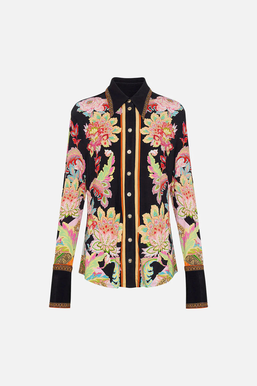 Fitted Jersey Shirt Sundowners In Sicily - Top