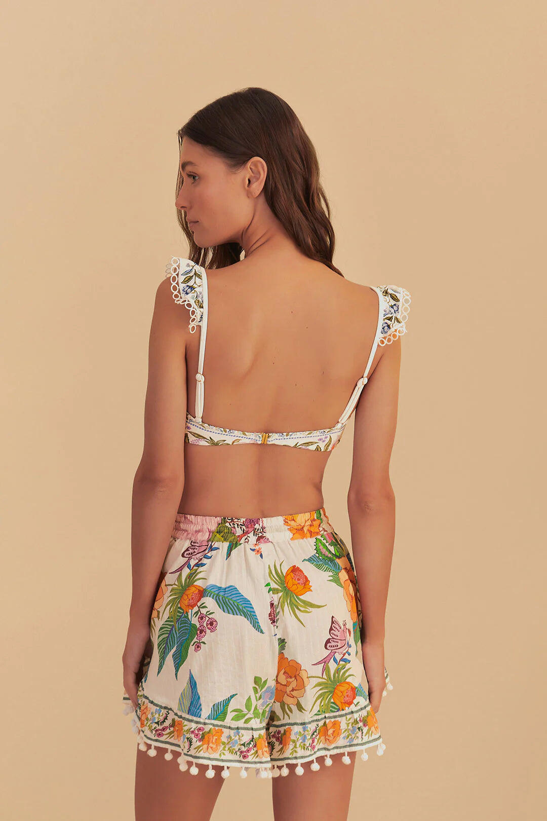 Off White Sweet Bloom Short