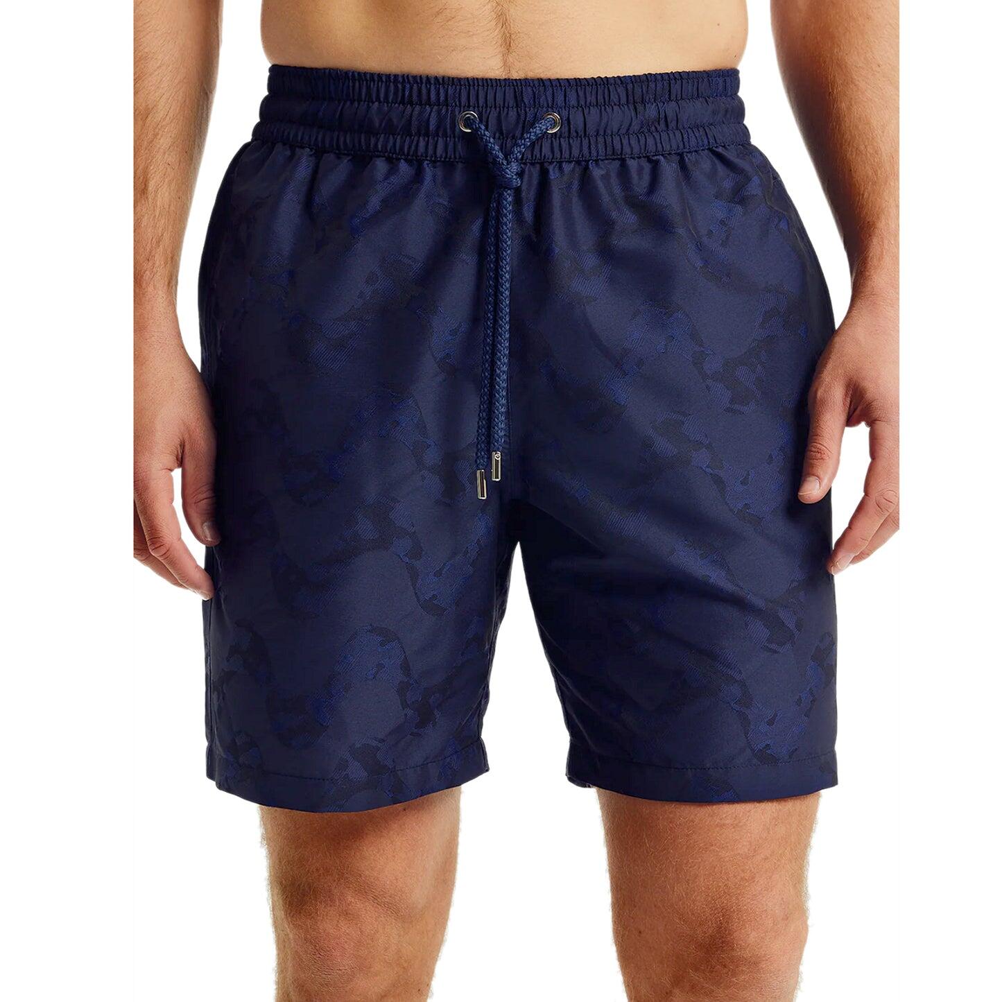 Board Swim Short Copacabana Jacquard Navy - Swim Shorts
