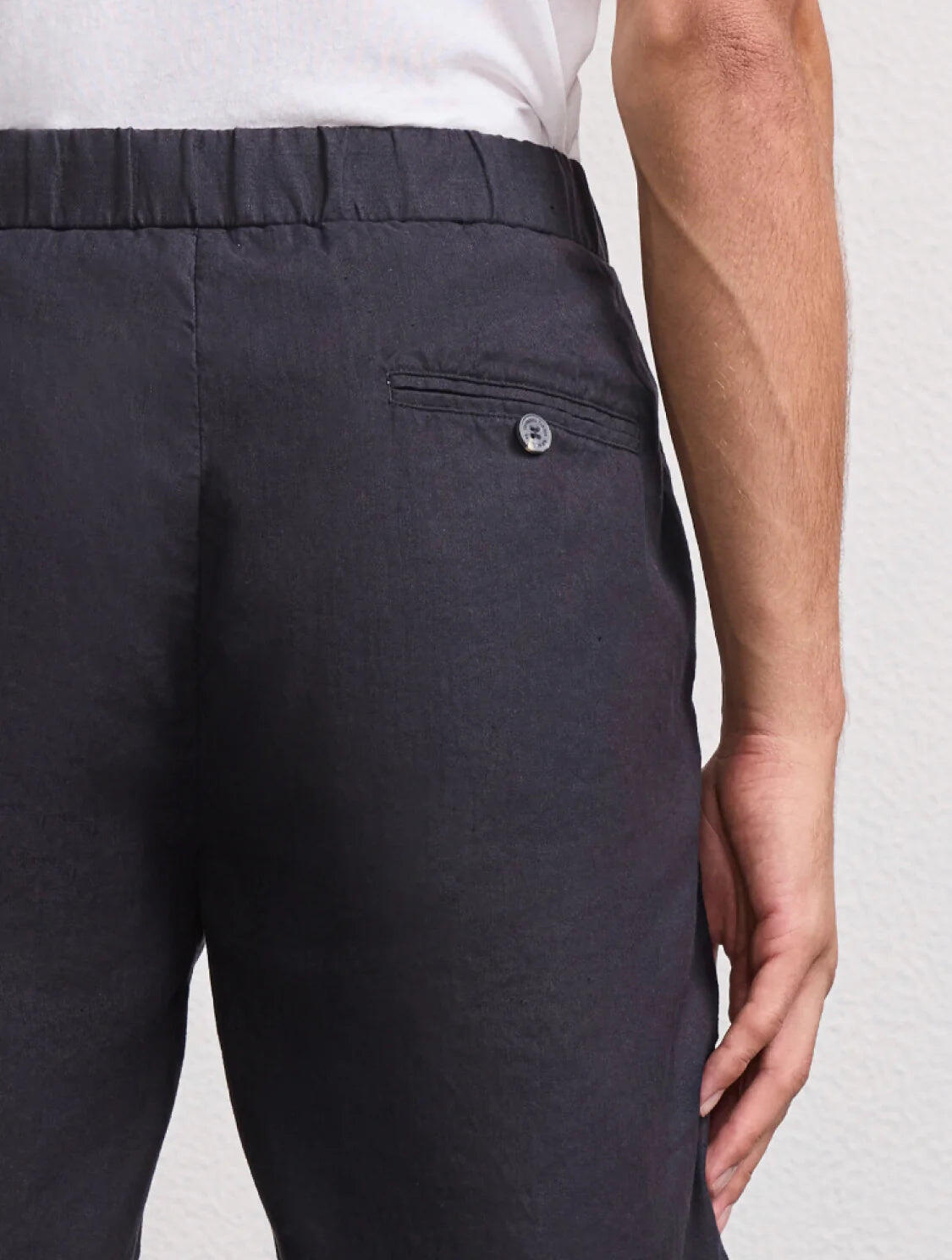 Felipe Linen Shorts Black - Linen Shorts