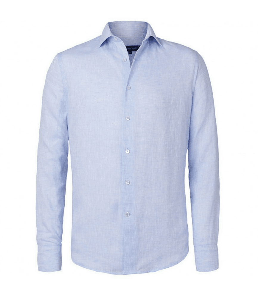 Linen Shirt Baby Blue - Top