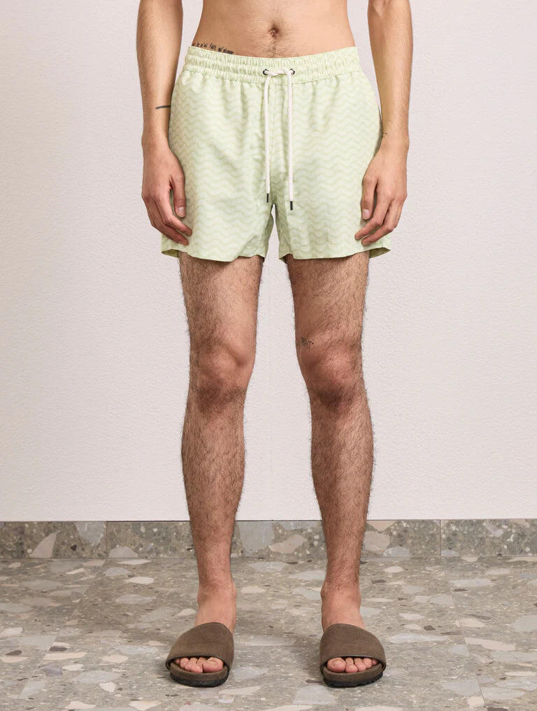 Rio Swim Short Copa Raio Do Sol Print Pistachio