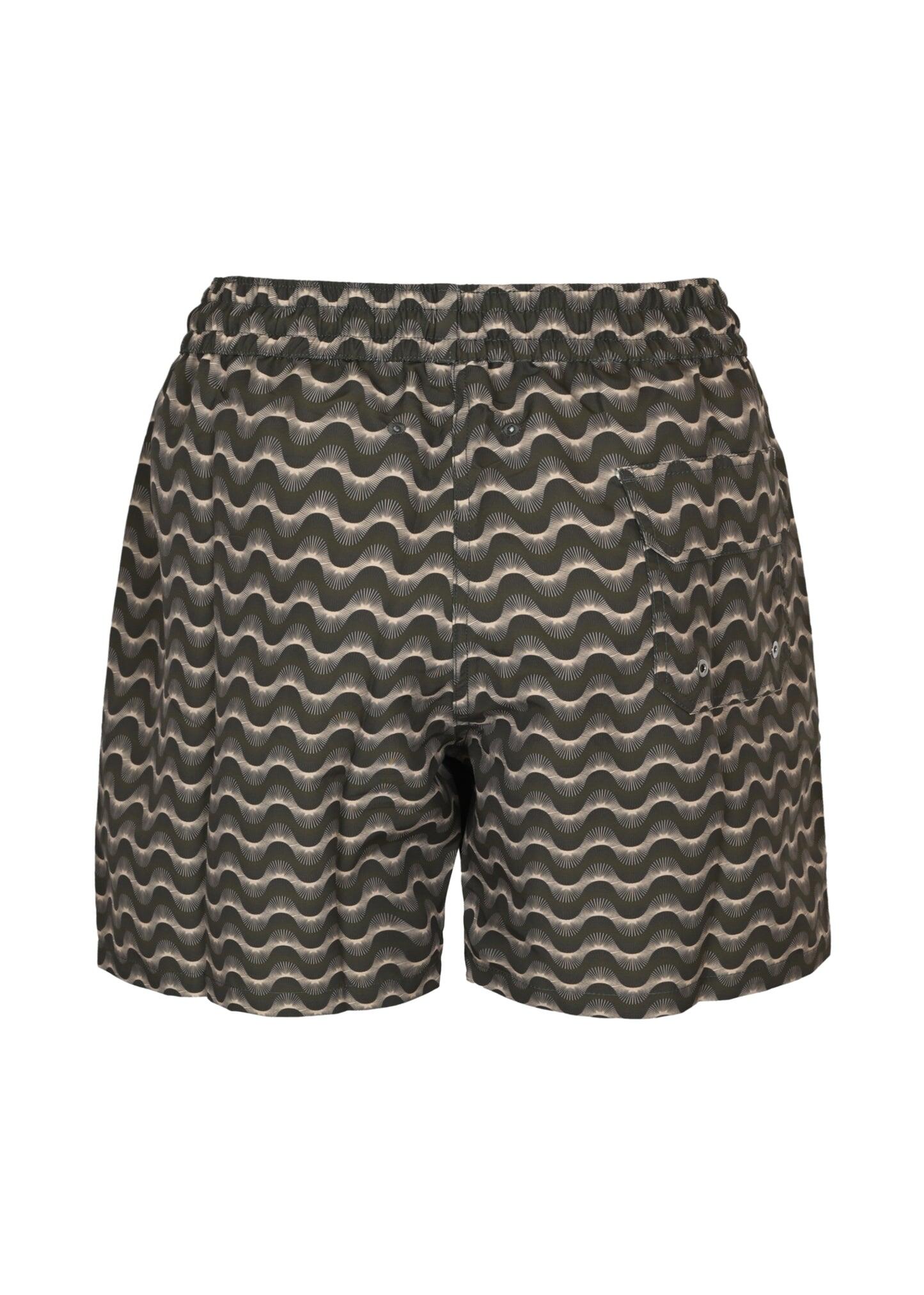 Santos Swim Short Copa Raio Do Sol Dark Olive & Dried Moss