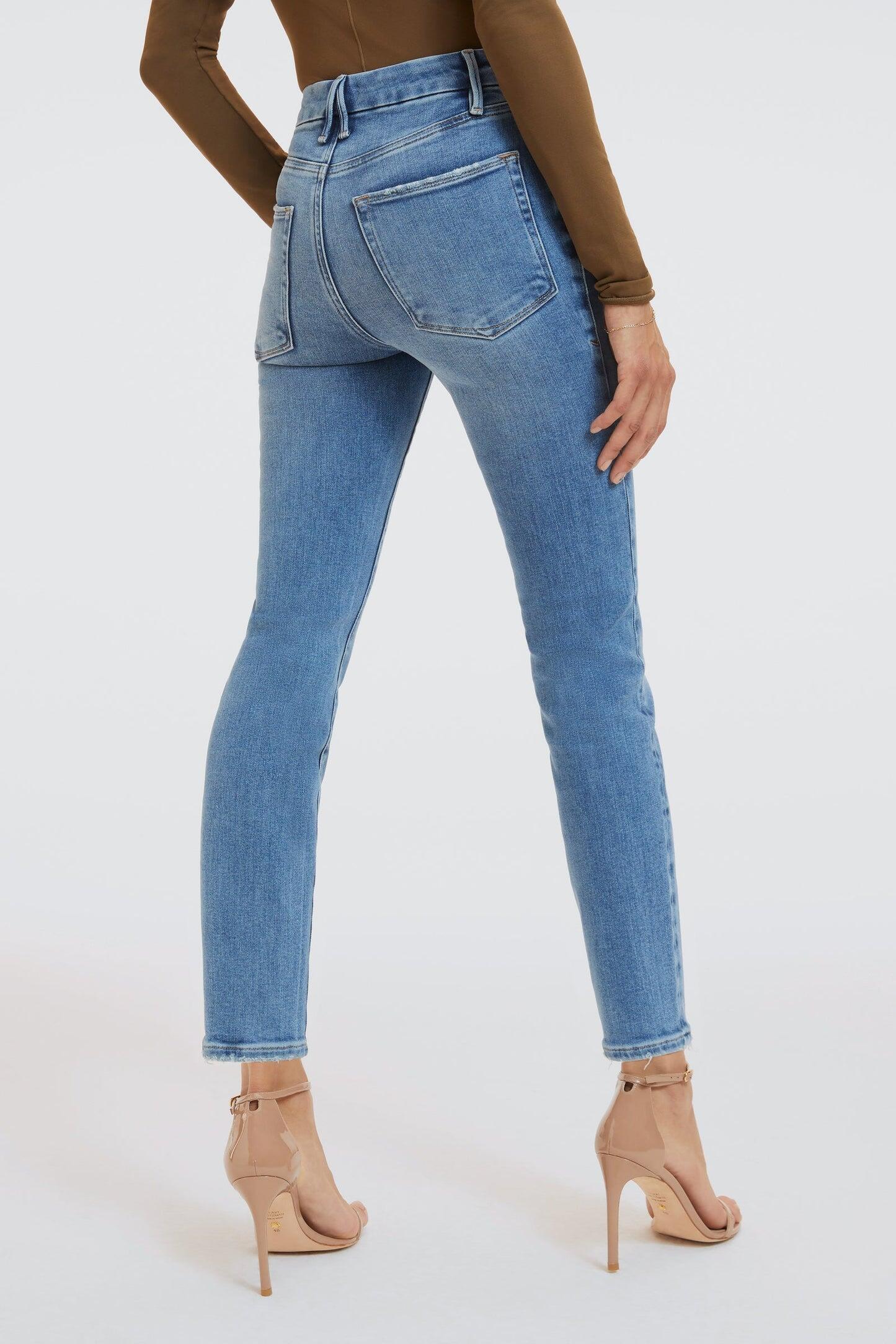 Good Classic Light Compression Jeans Indigo - Bottoms
