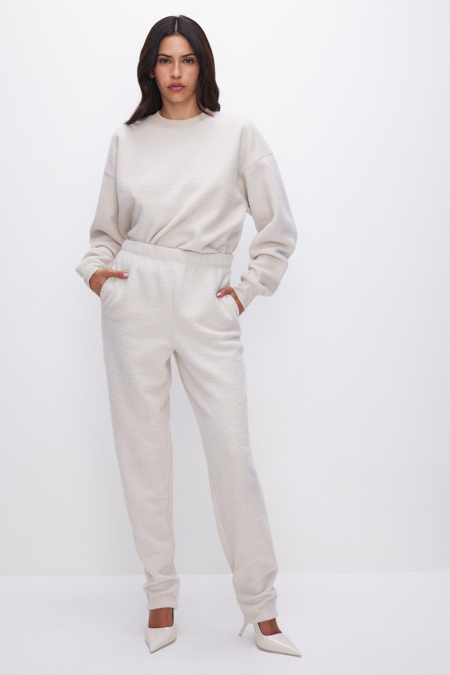 Sherpa Boyfriend Sweatpant Tusk - Bottoms