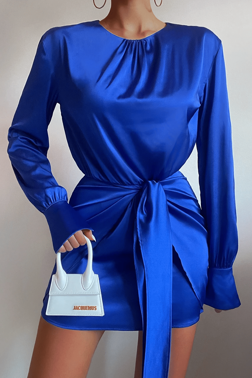 Hayley Mini Dress Royal Blue