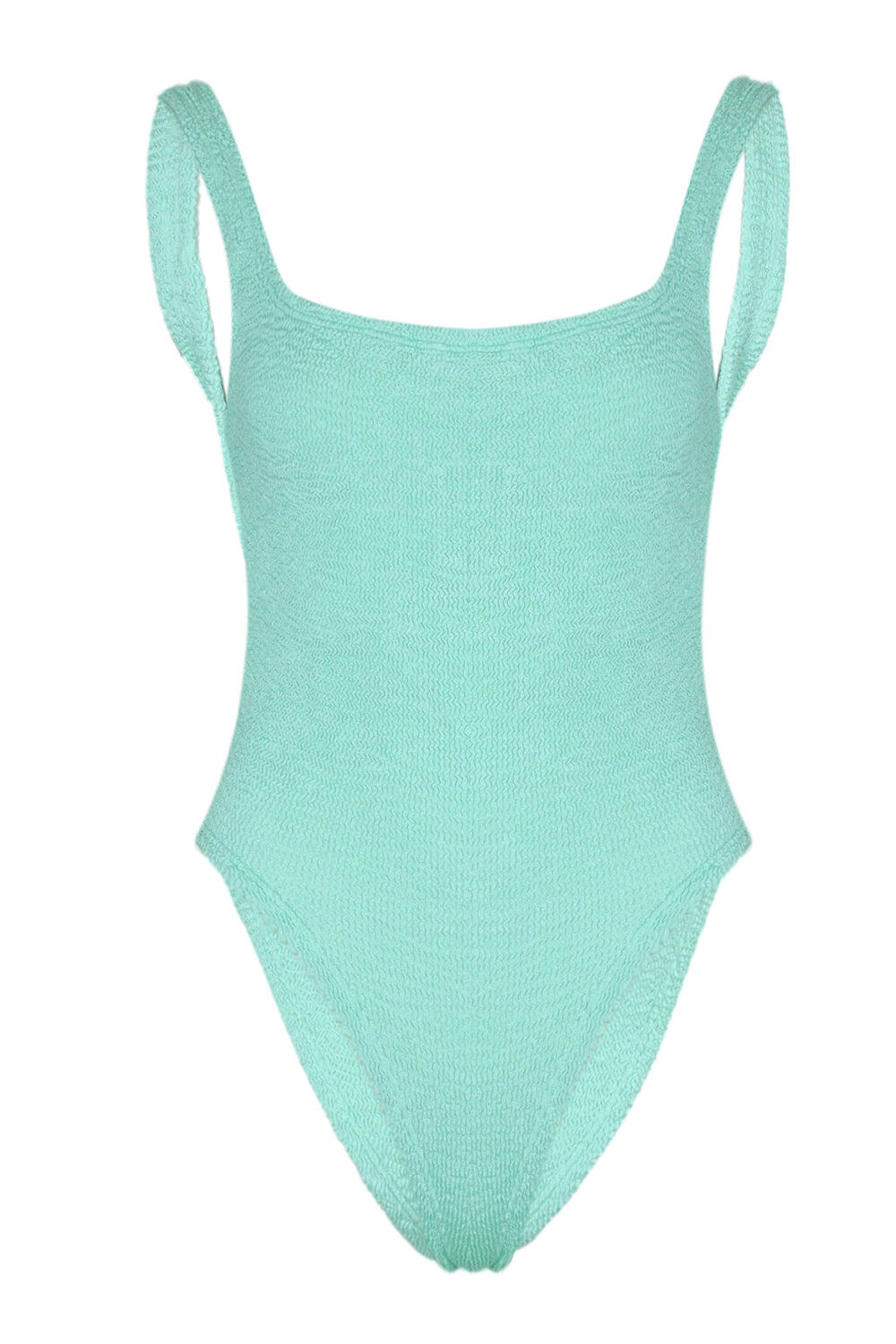 Classic Square Neck Swim Metallic Mint