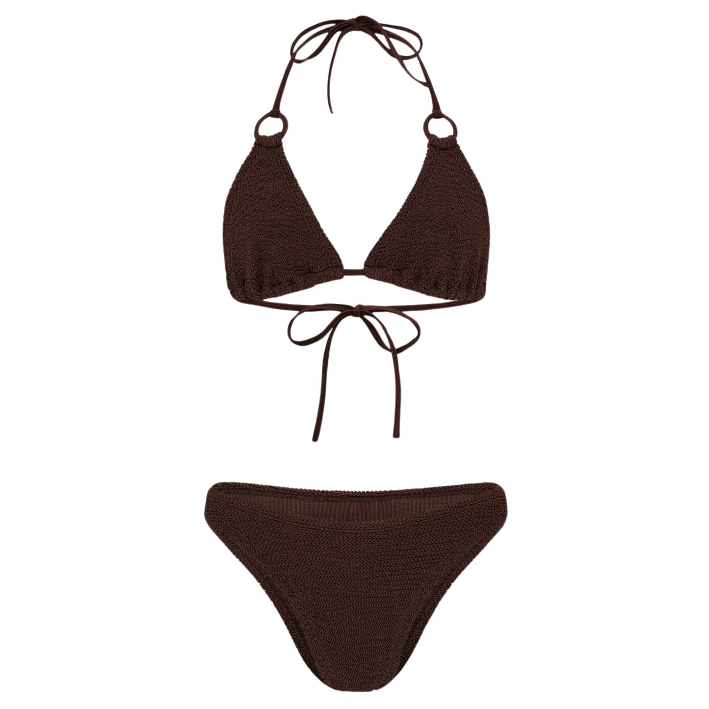 Eva Bikini Metallic Chocolate - ONE SIZE - Bikini