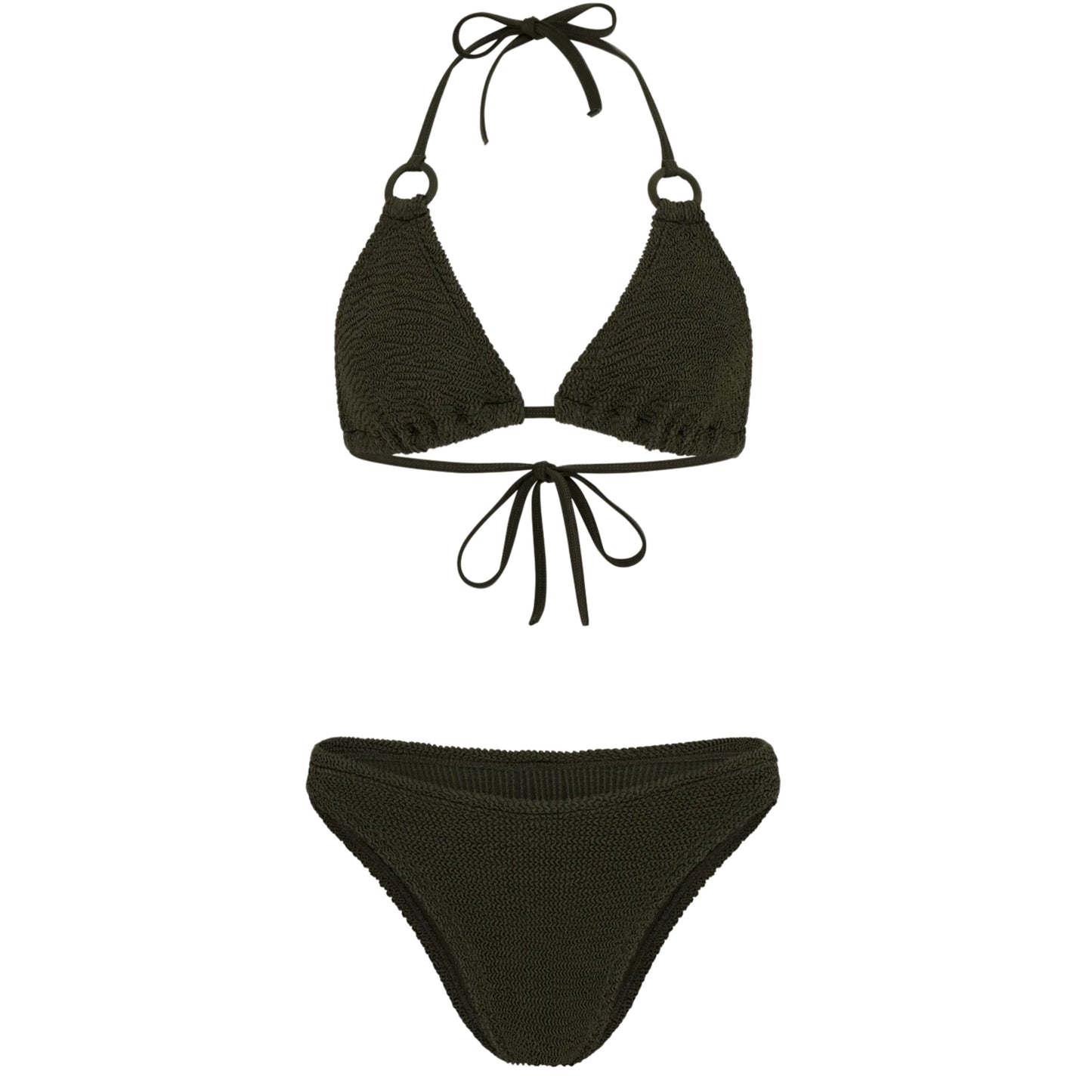 Eva Bikini Metallic Khaki - ONE SIZE - Bikini