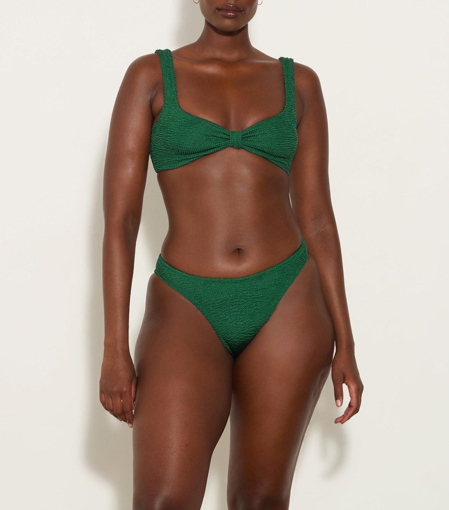 Bonnie Bikini Metallic Forest Green - ONE SIZE - Bikini