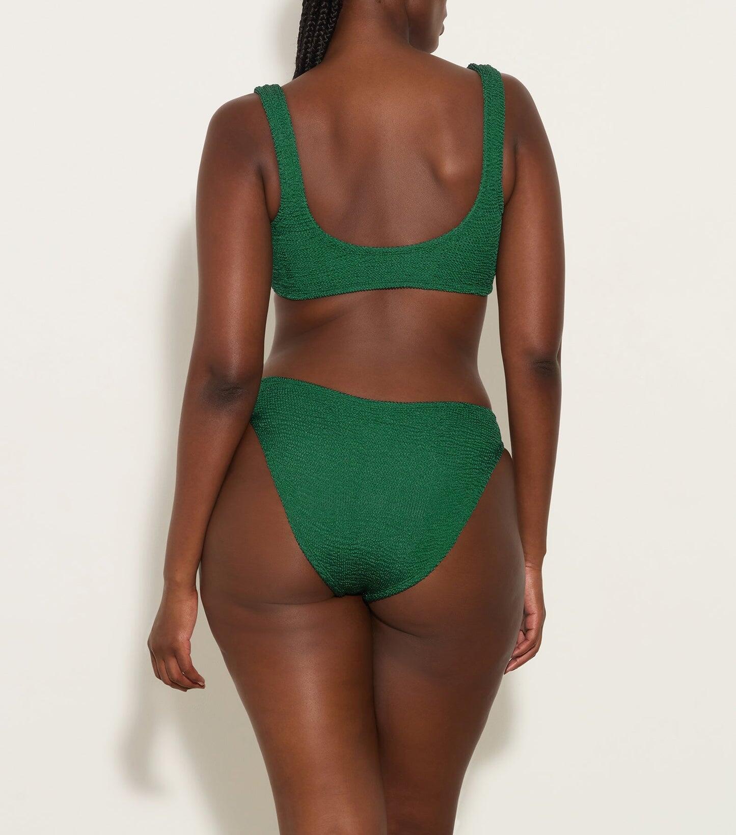 Bonnie Bikini Metallic Forest Green - ONE SIZE - Bikini