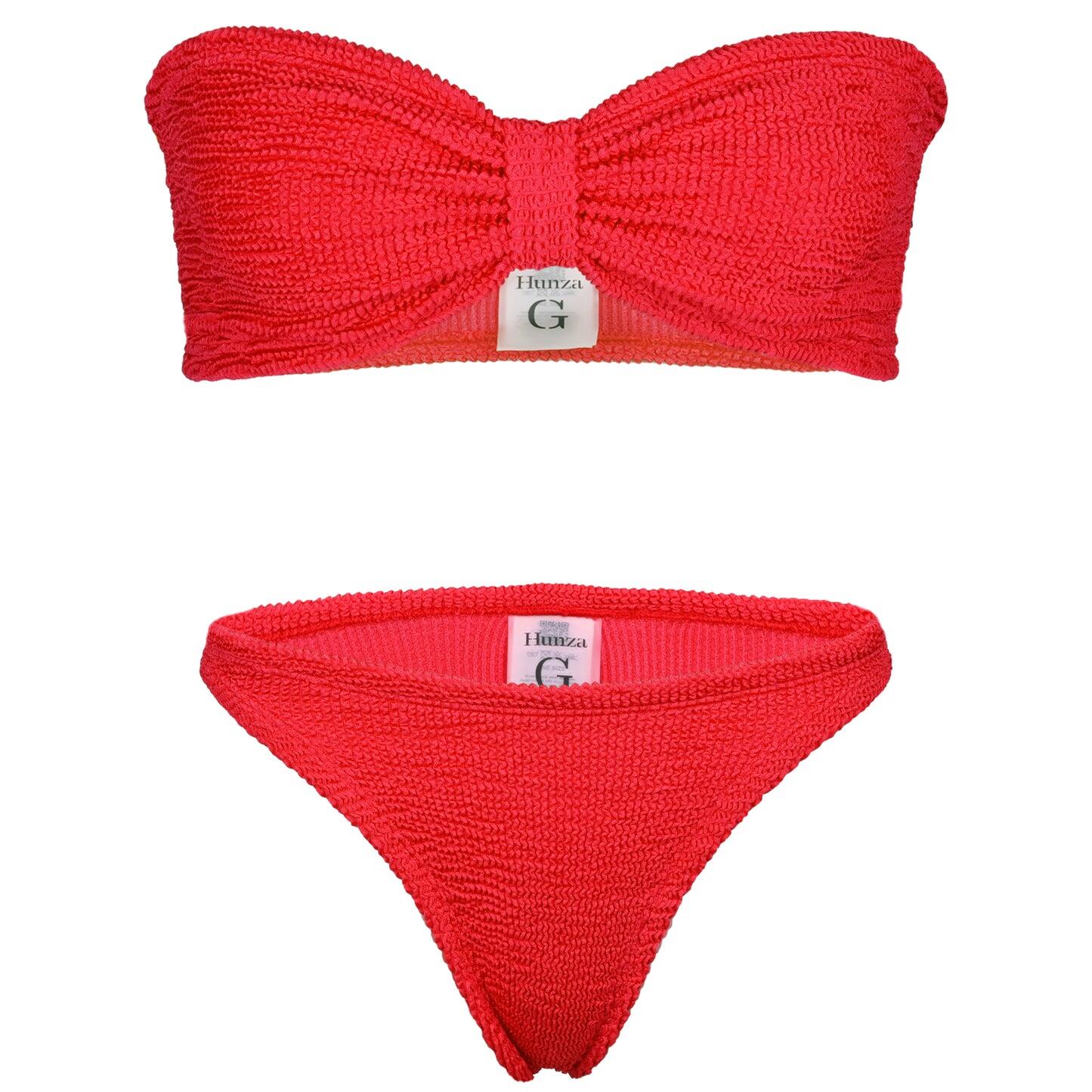 Jean Bikini Red - ONE SIZE - Bikini