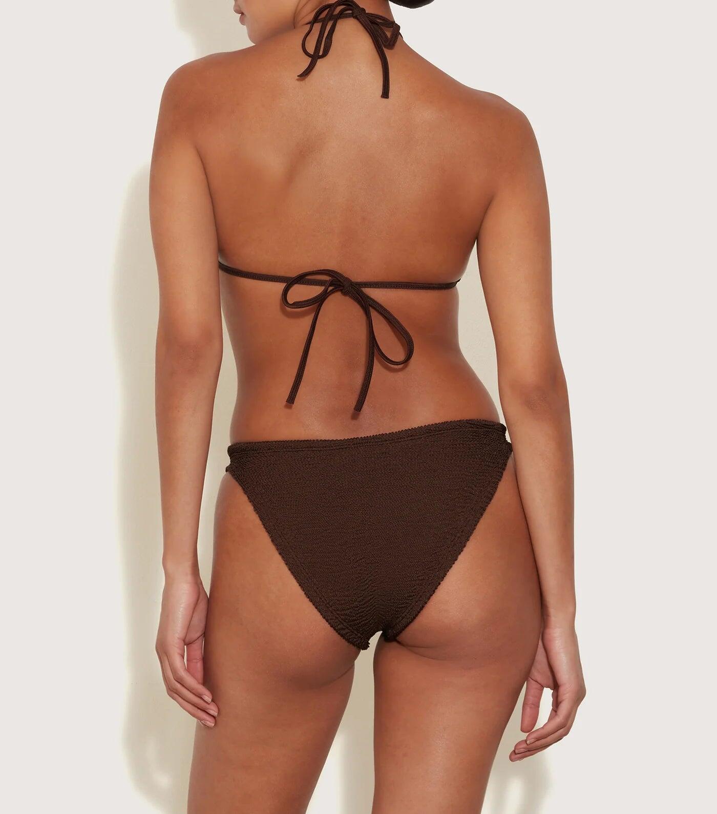 Eva Bikini Metallic Chocolate - ONE SIZE - Bikini