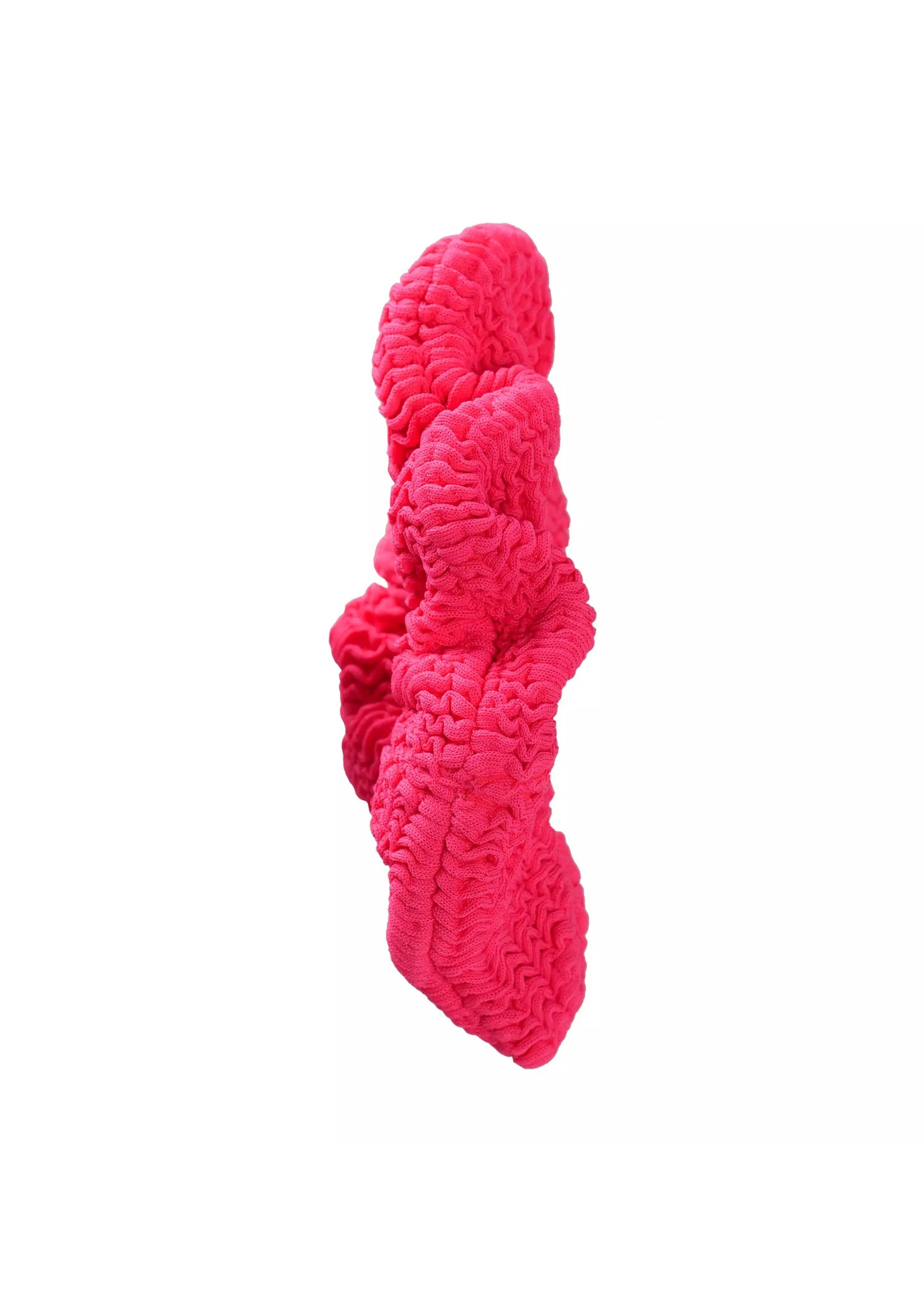 Hot Pink Scrunchie in Crinkle