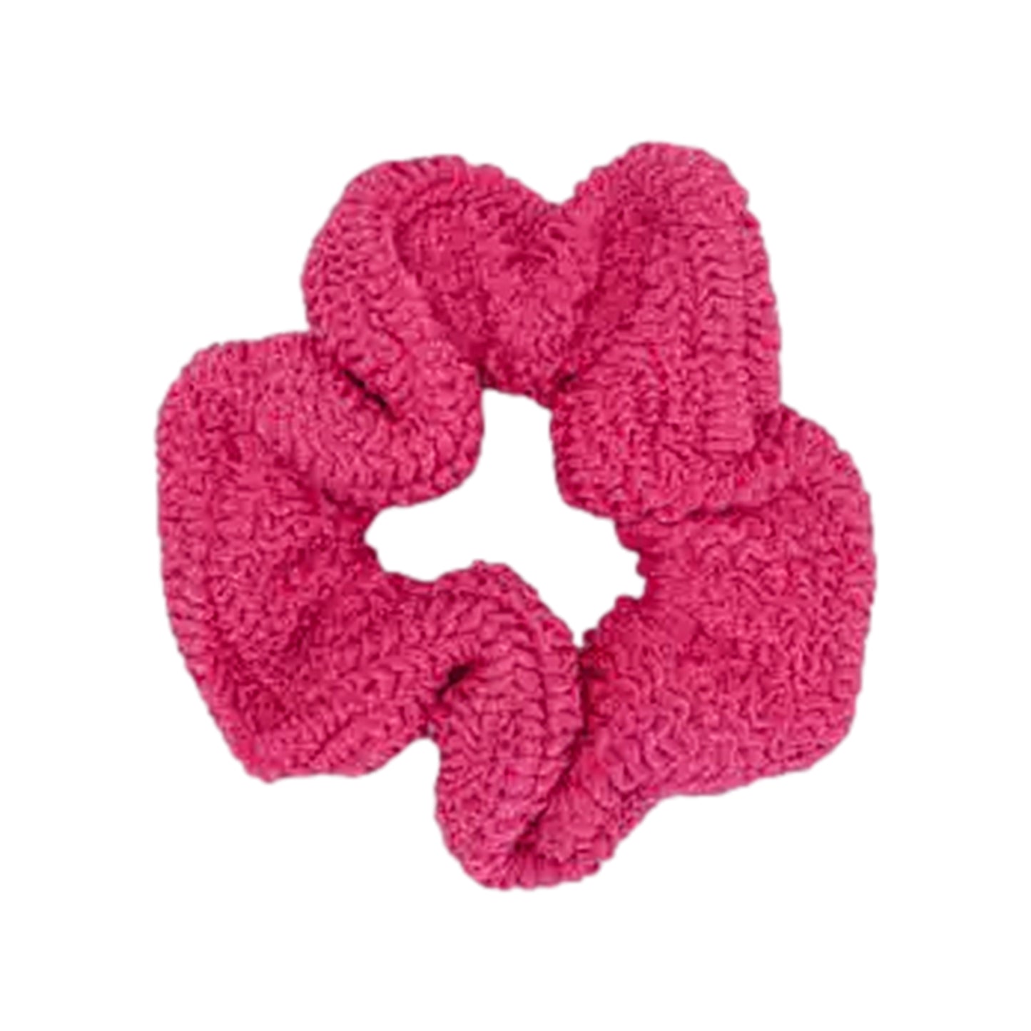 Scrunchie Metallic Raspberry - ONE SIZE - Hair Bands