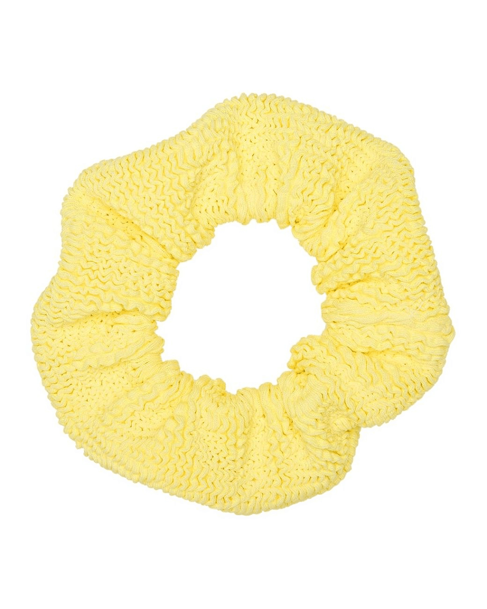 Yellow Scrunchie in Crinkle