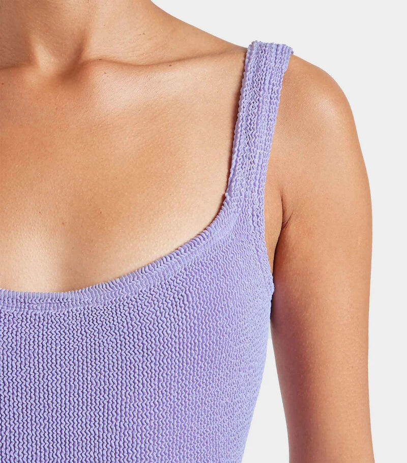 Classic Square Neck Swim Lilac