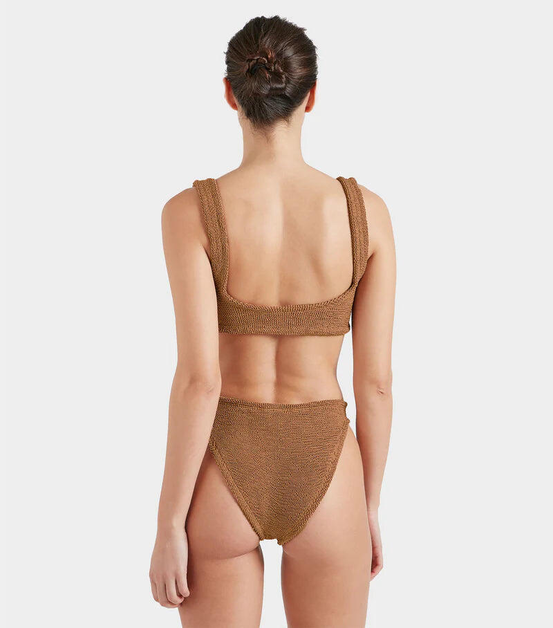 Xandra Bikini Metallic Cocoa