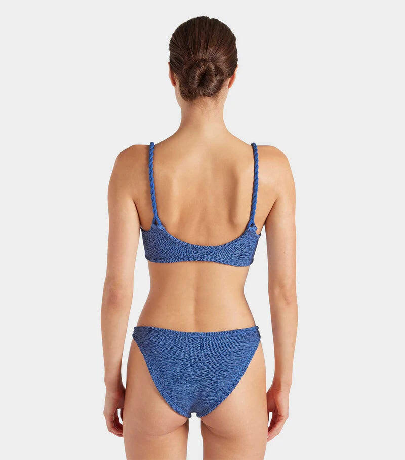 Phoebe Bikini Metallic Denim