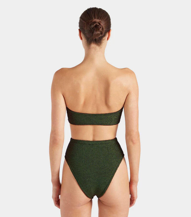 Ruby Bikini Metallic Khaki