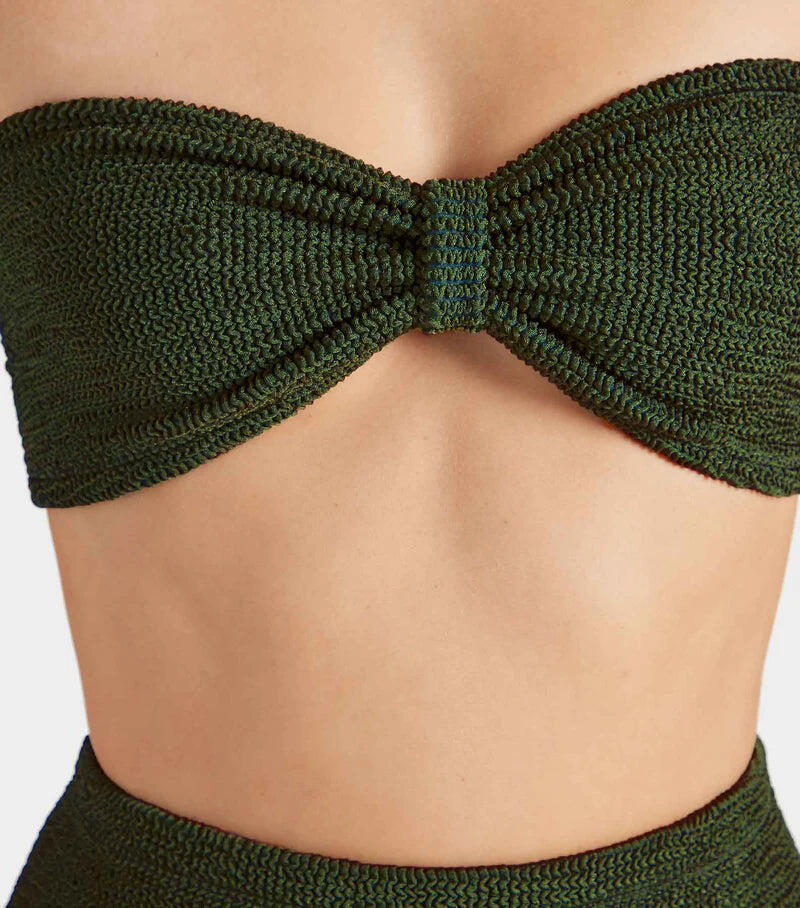 Ruby Bikini Metallic Khaki