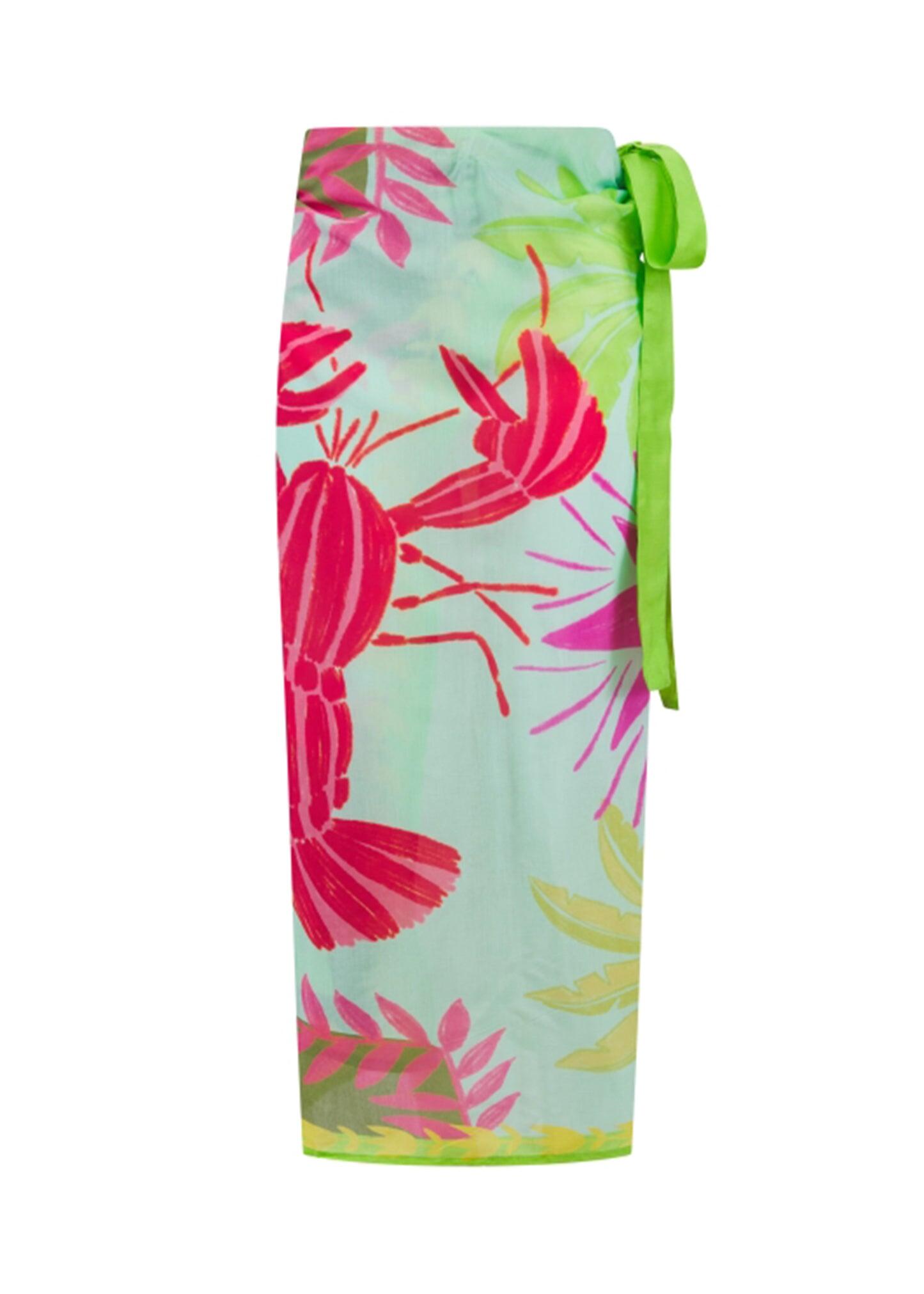 Iggy Crazy Lobster Khaki - ONE SIZE - Sarong