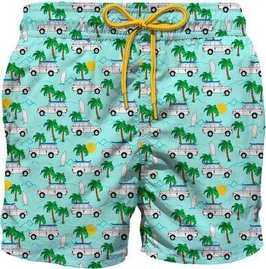 Jean Lighting Car Surfing Swim Short