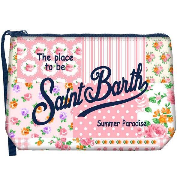 Aline Shabby Patch Multi Pink Pouch