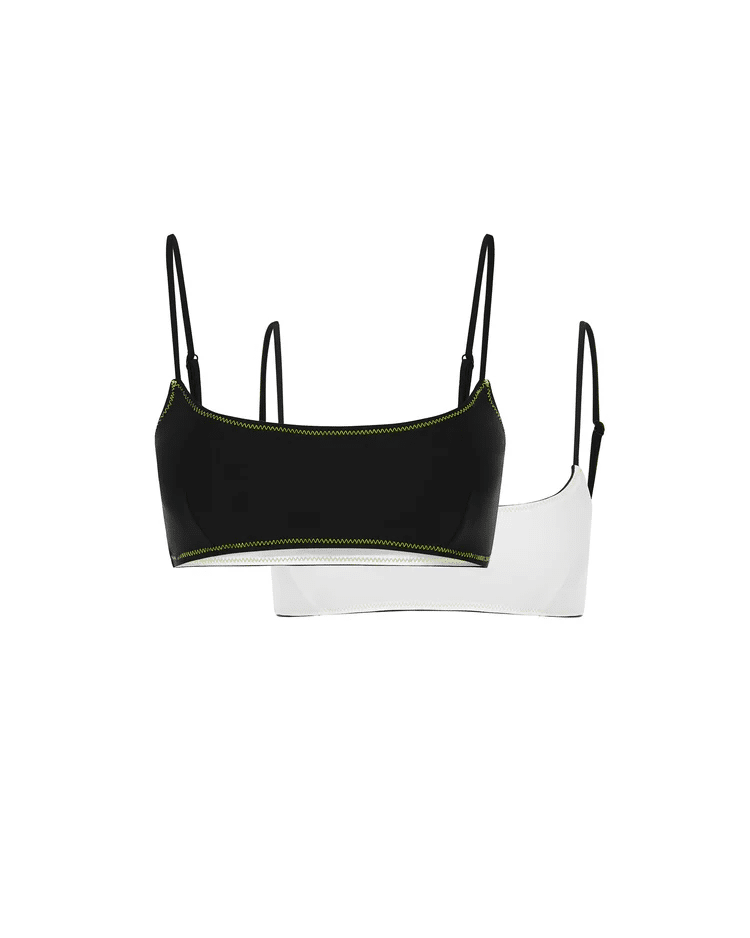 The Revo Crop Top Black Twist