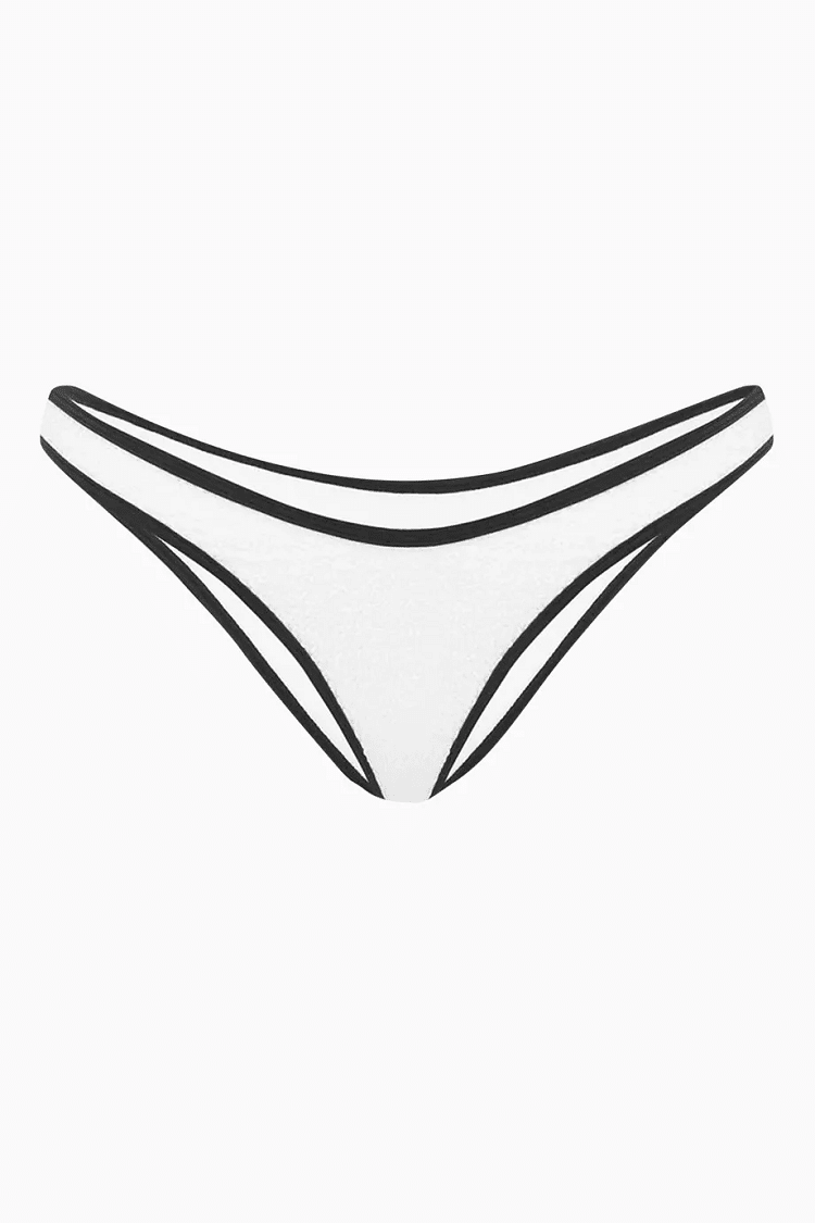 The 90's Duo Pant White/Black Crimp