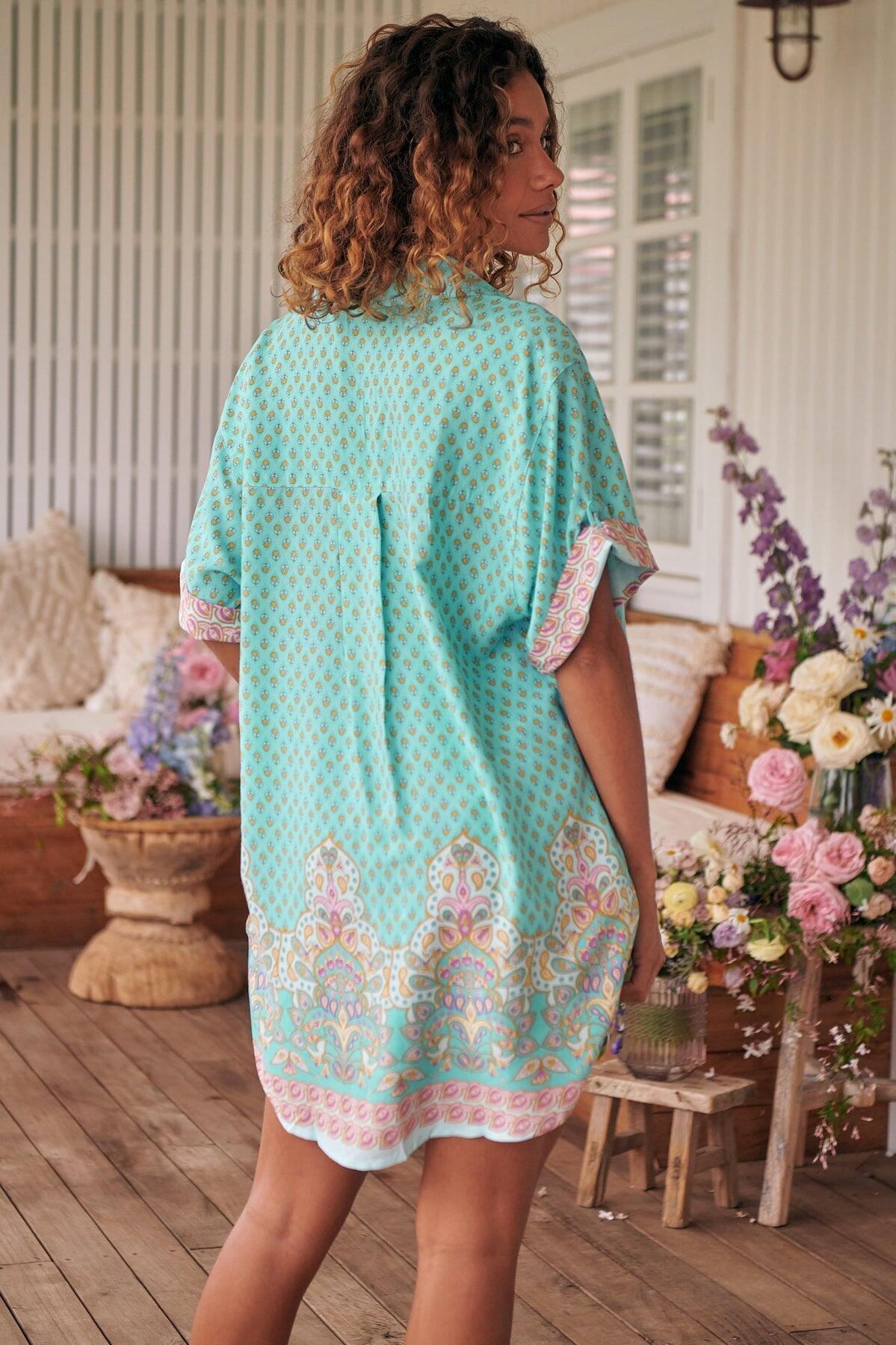 Atlantis Print Lola Shirt - Top