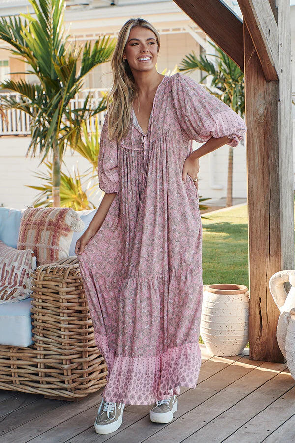 Rosabella Print Paris Maxi - Dress