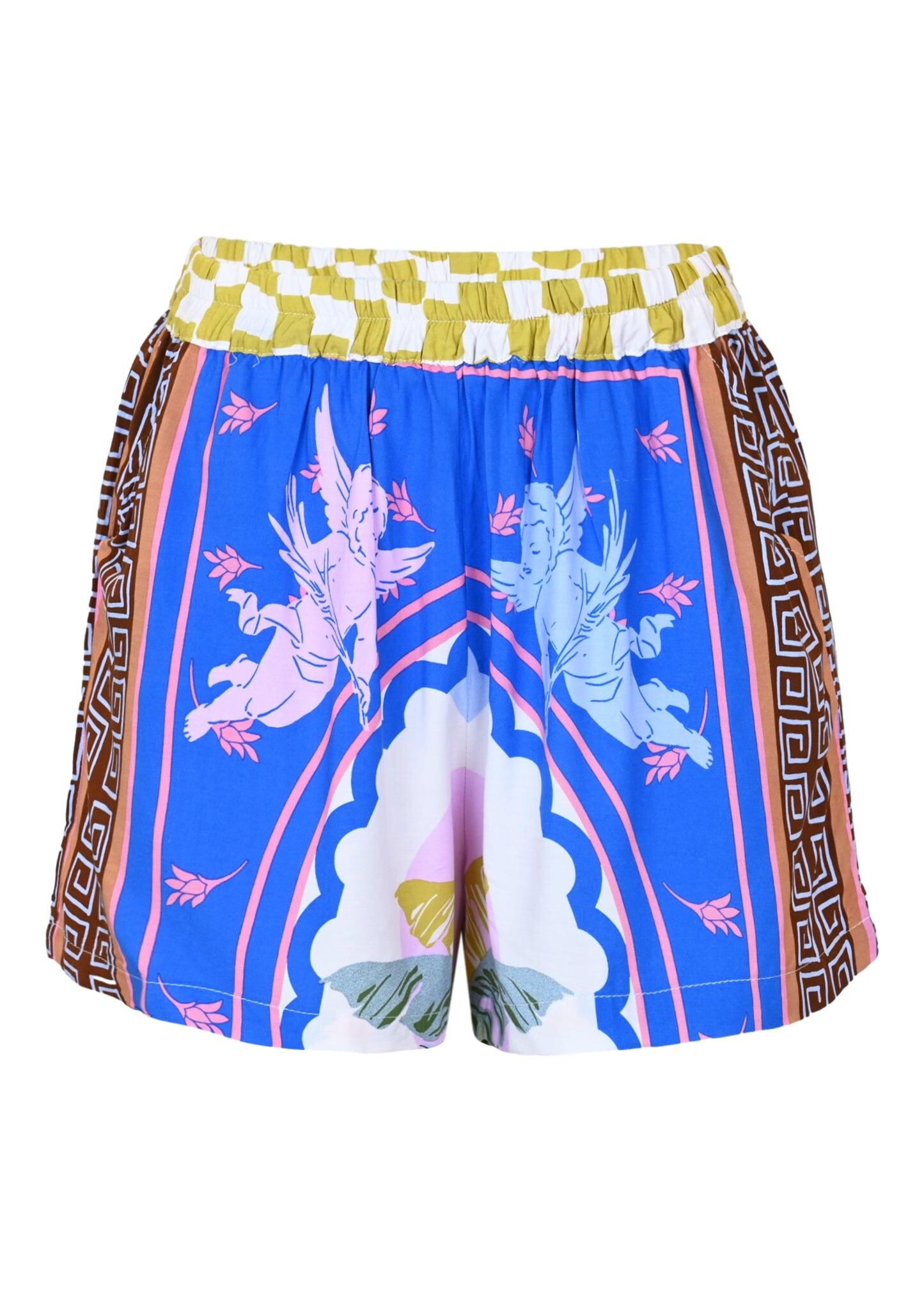 Romeo Print Myra Shorts