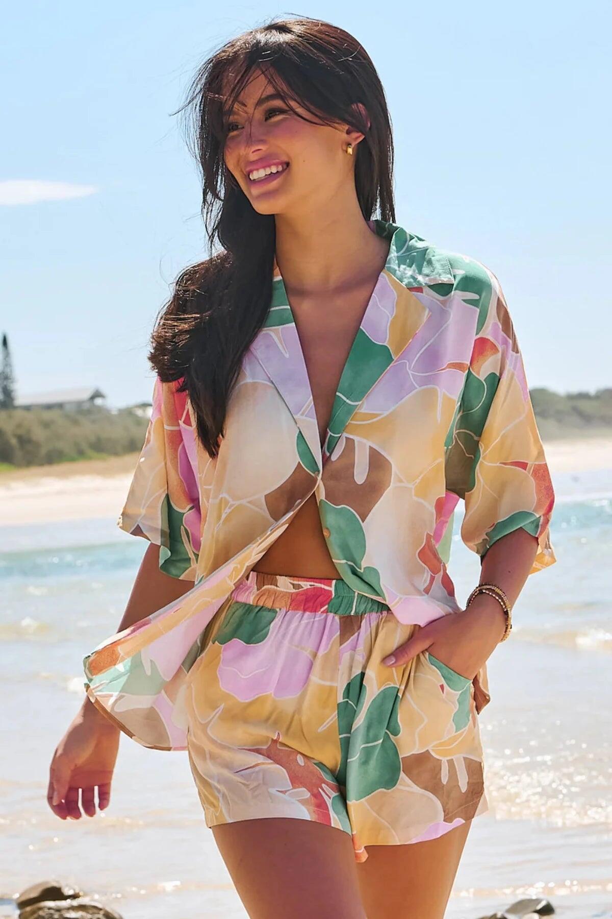 Tallulah Print Samara Shirt - Top