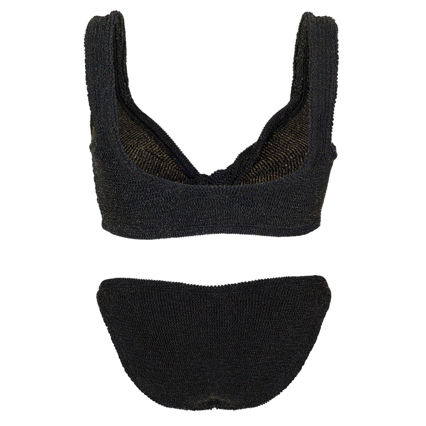 Juno Bikini Black/Gold - ONE SIZE - Bikini