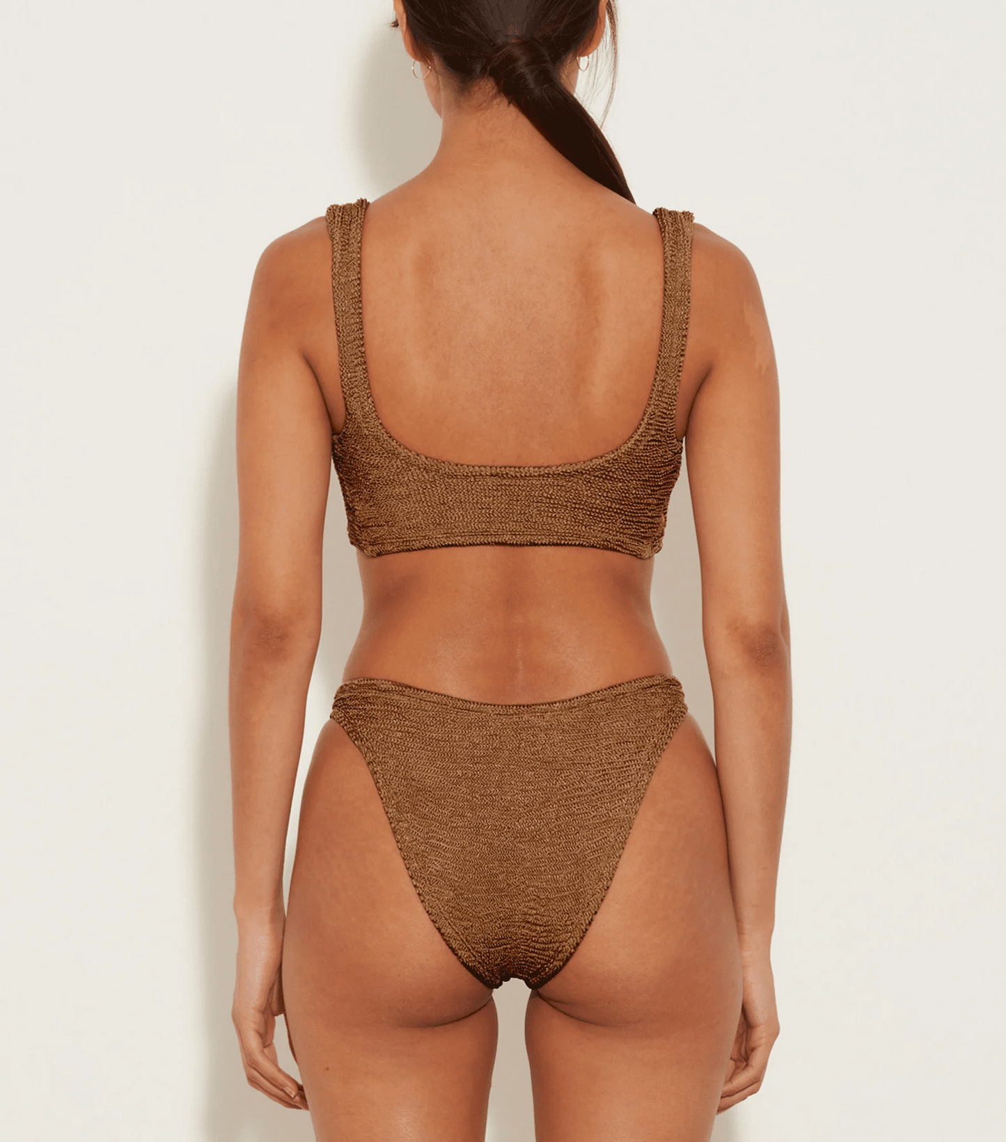 Juno Bikini Metallic Cocoa - ONE SIZE - Bikini