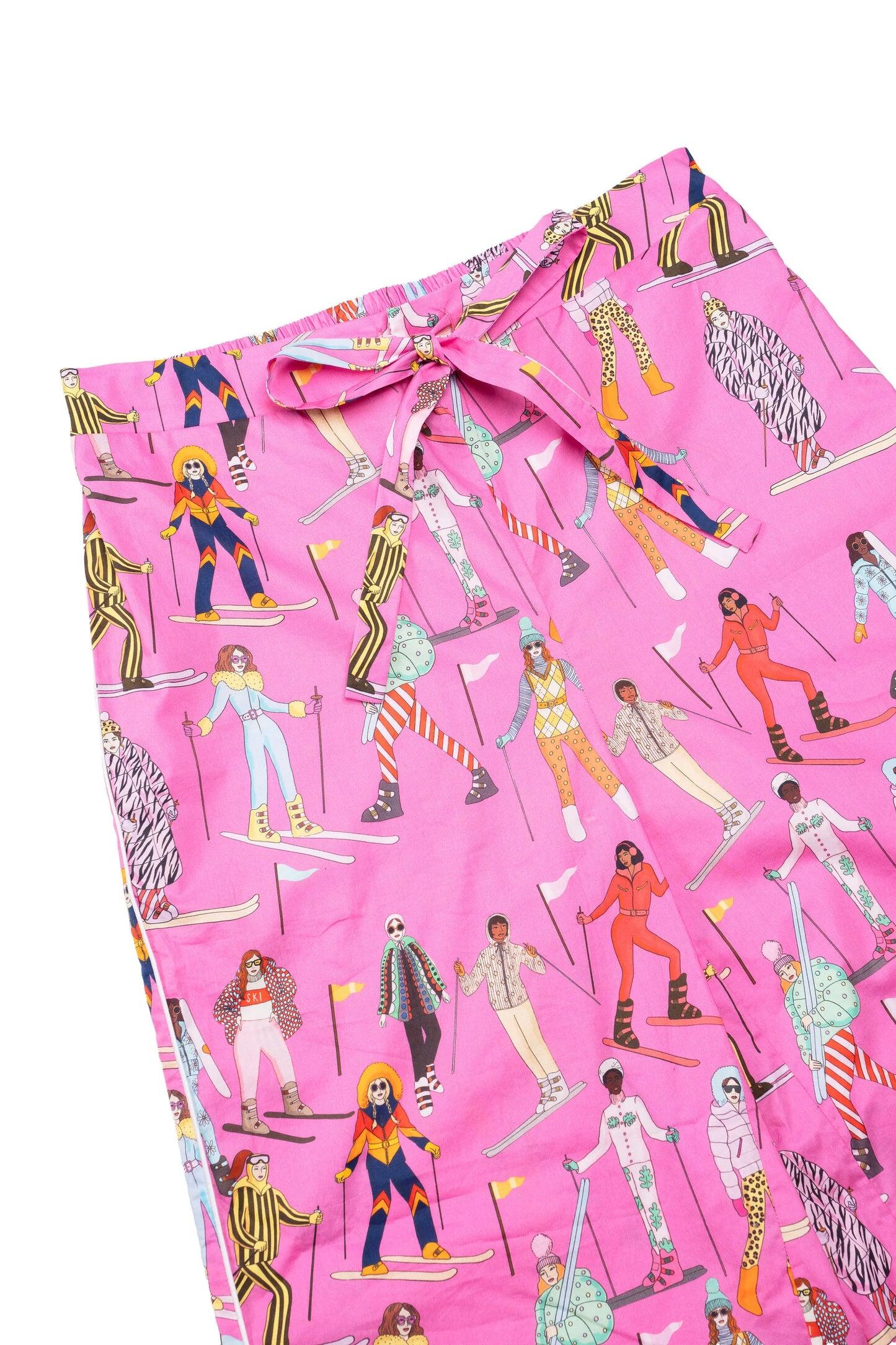 Apres Ski Pyjama Set Pink - Pajama