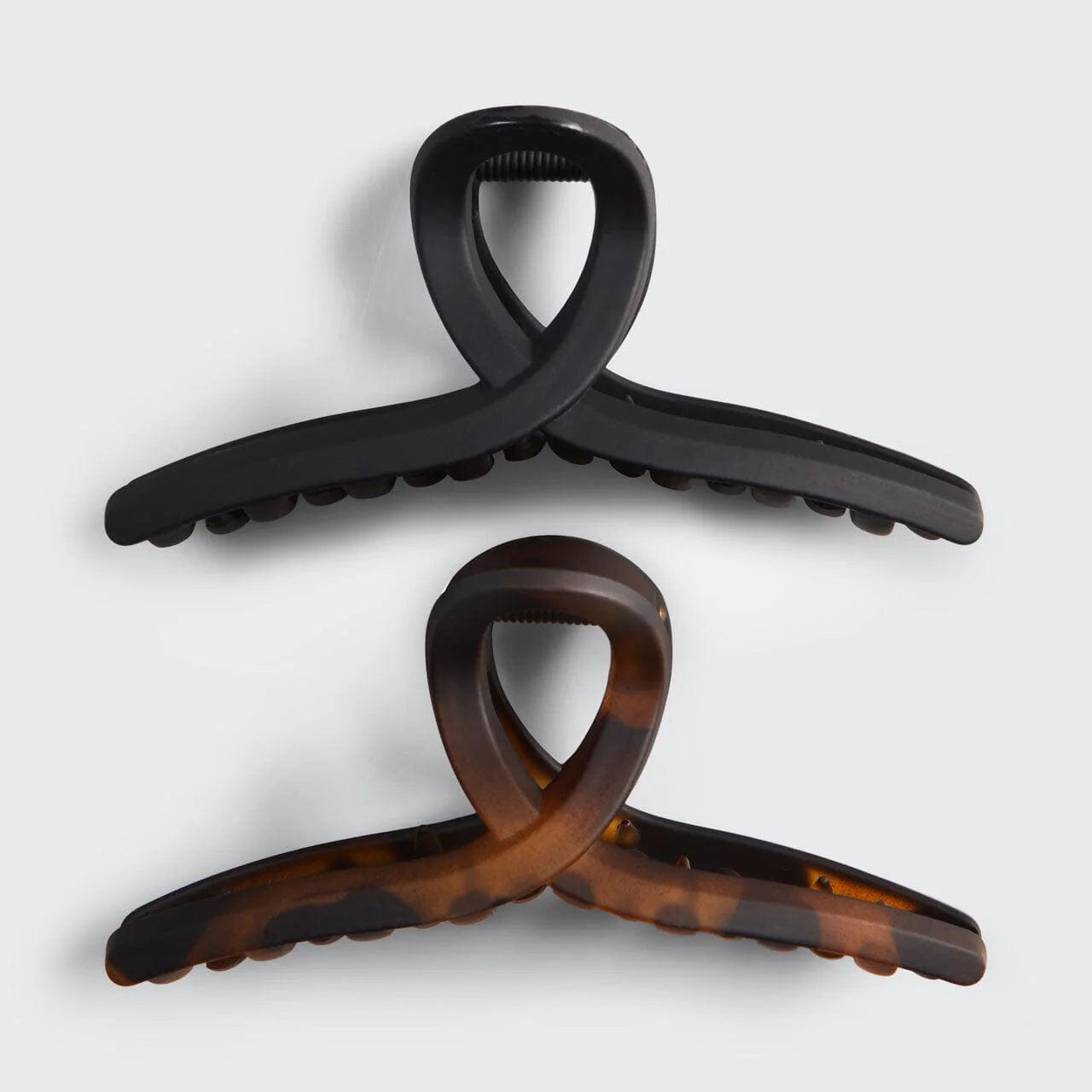 Large Loop Claw Clips 2pcs - Hair Accessories