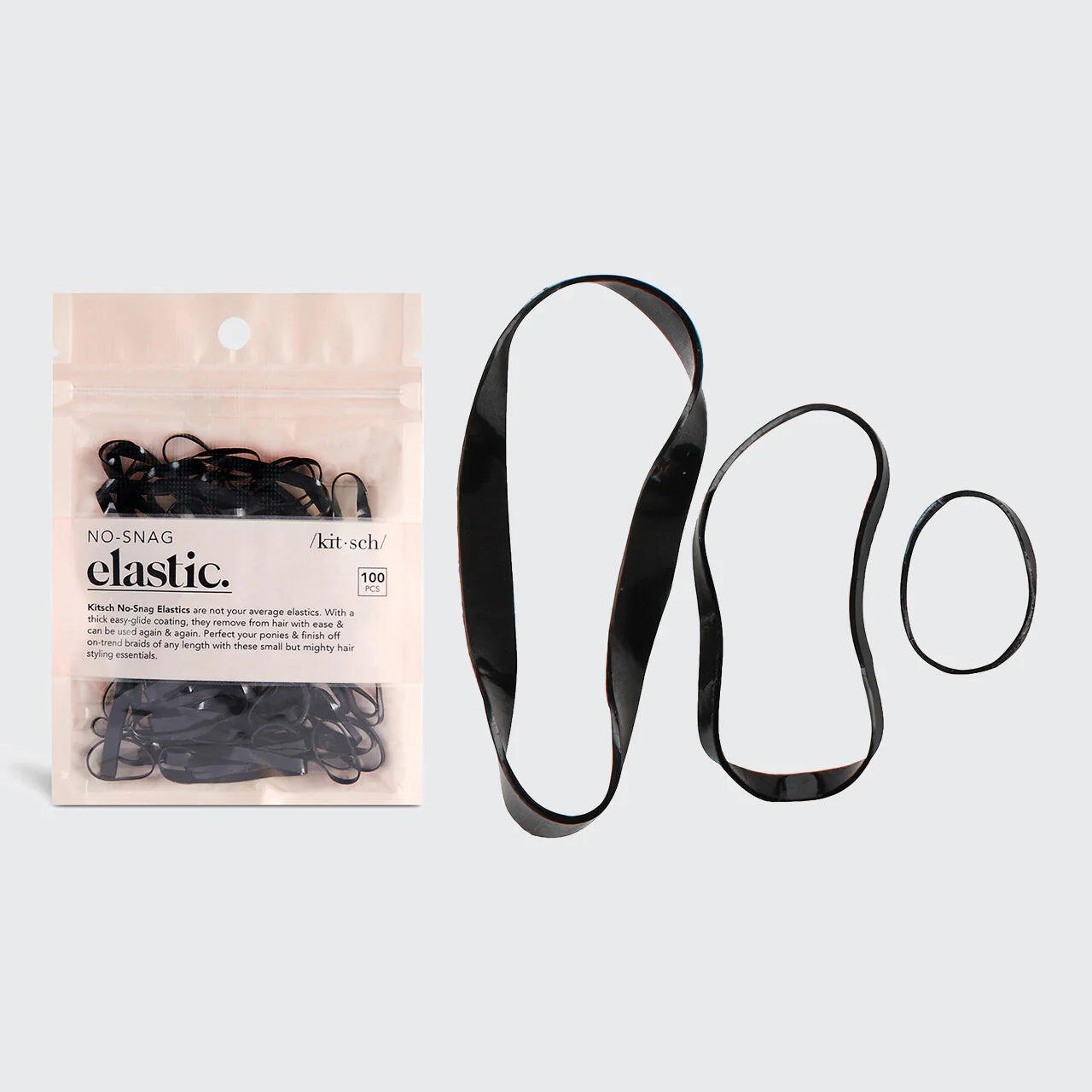 No Snag Elastic Black - Hair Accessories