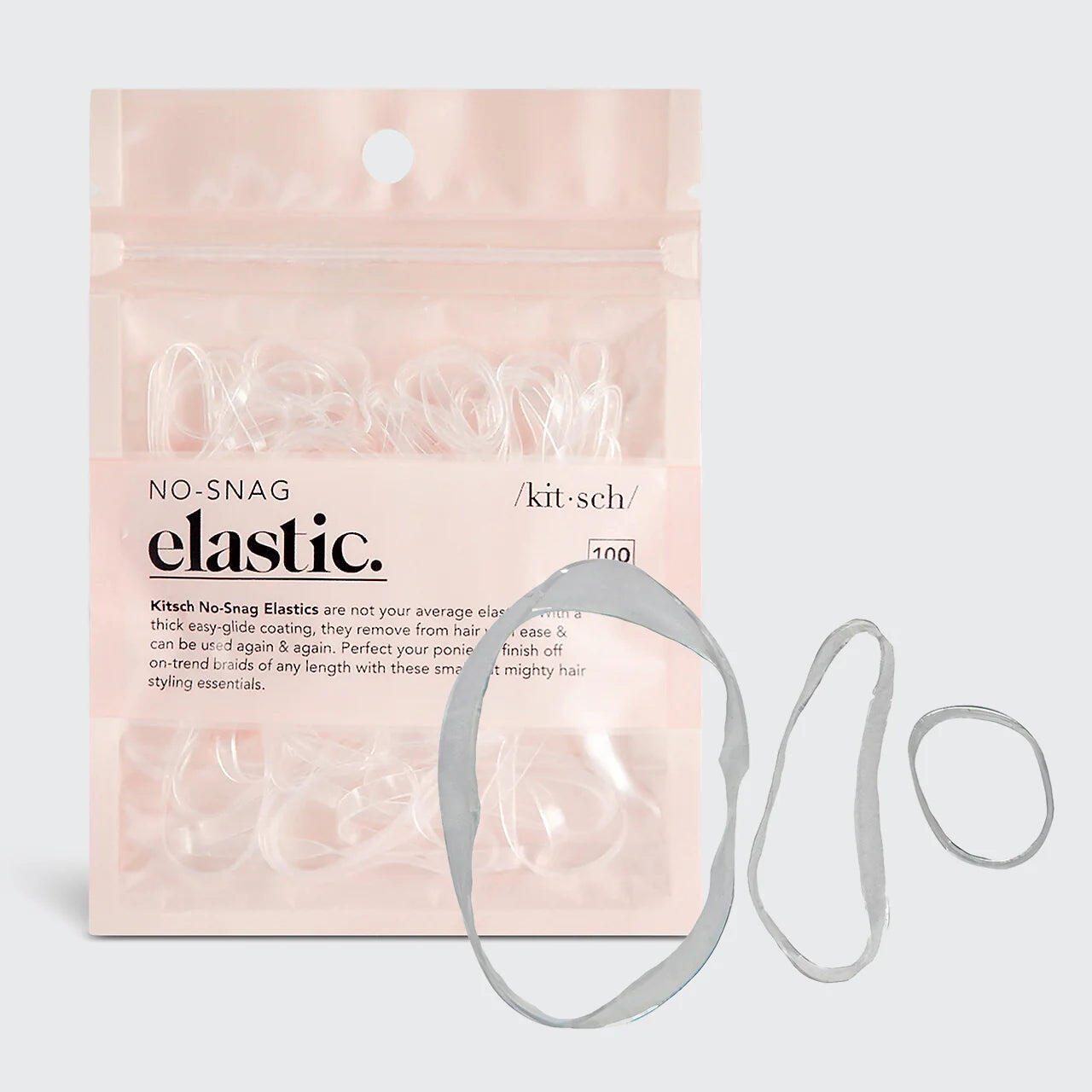 No Snag Elastic Clear - Hair Accessories
