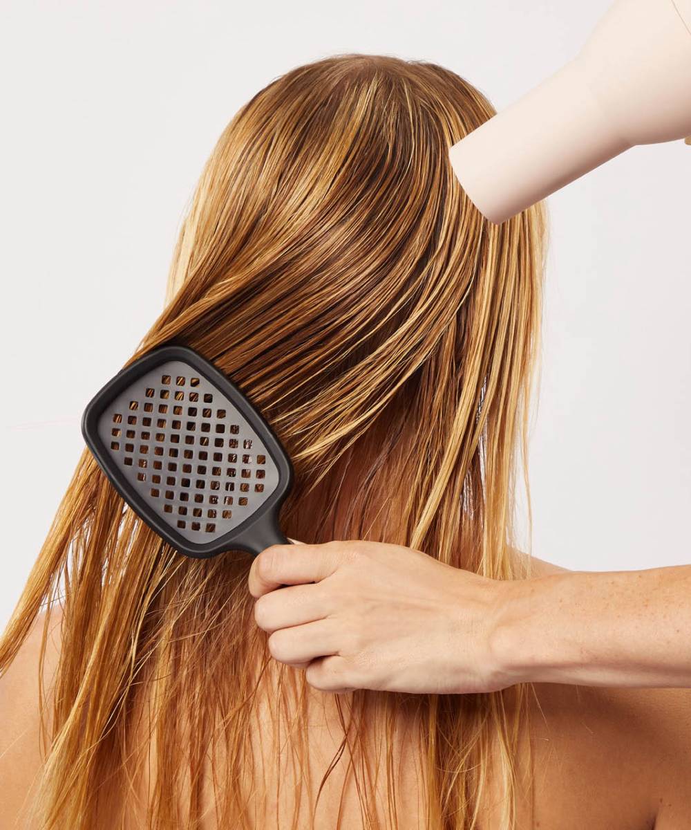 Vented Paddle Brush Black - Hair Brush