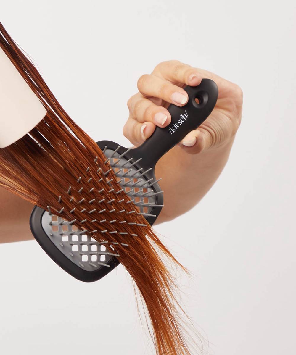 Vented Paddle Brush Black - Hair Brush