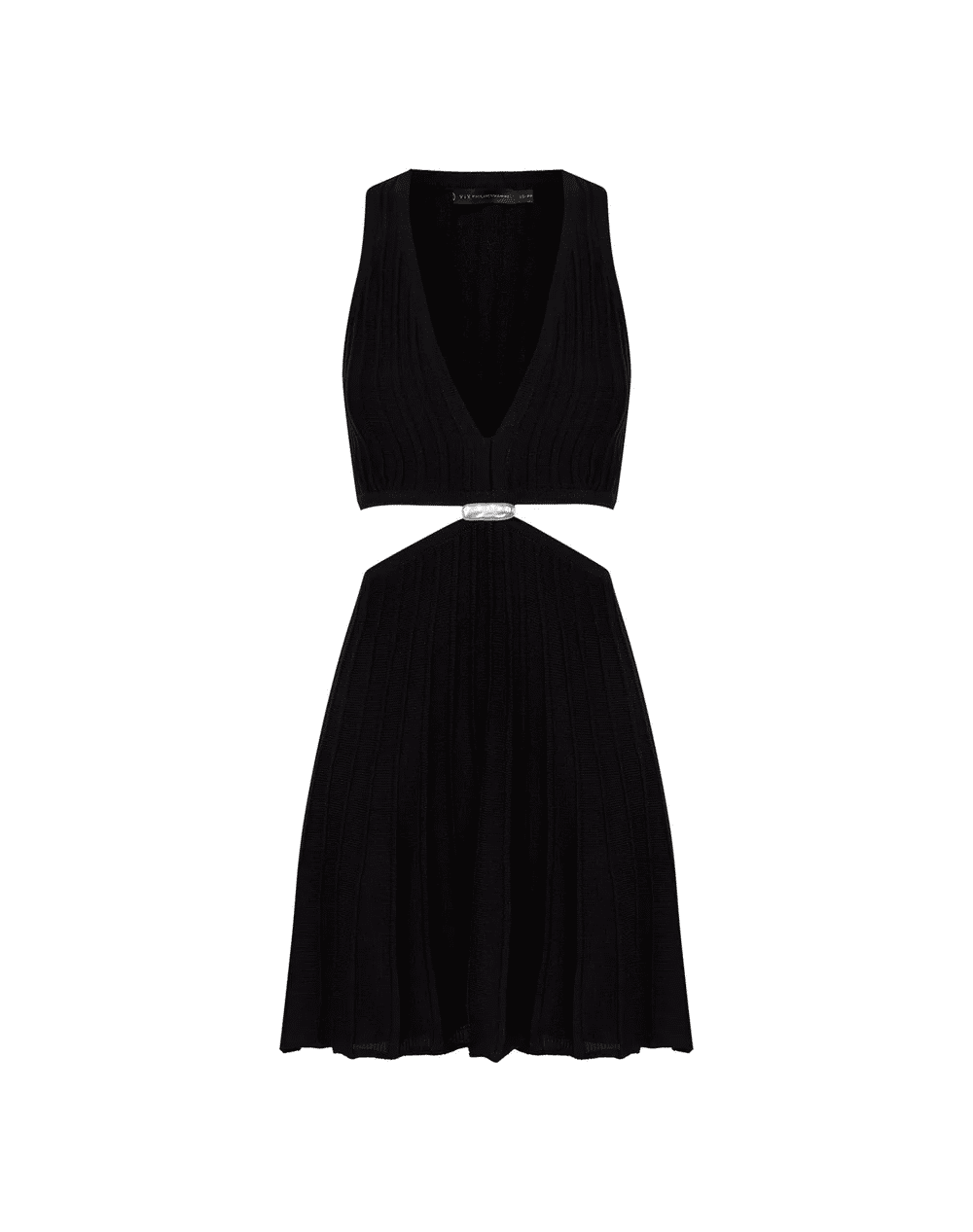 Knit Helen Short Dress Black - Dress
