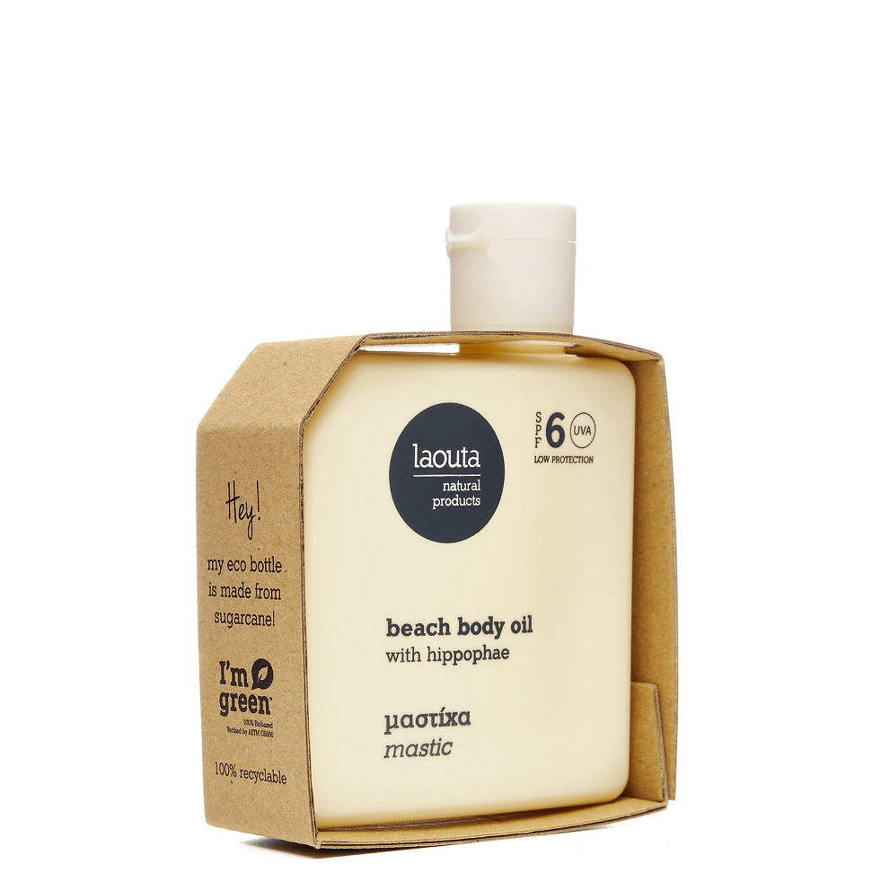 Laouta Beach Body Oil Mastic SPF6 100ml - Tanning Oil