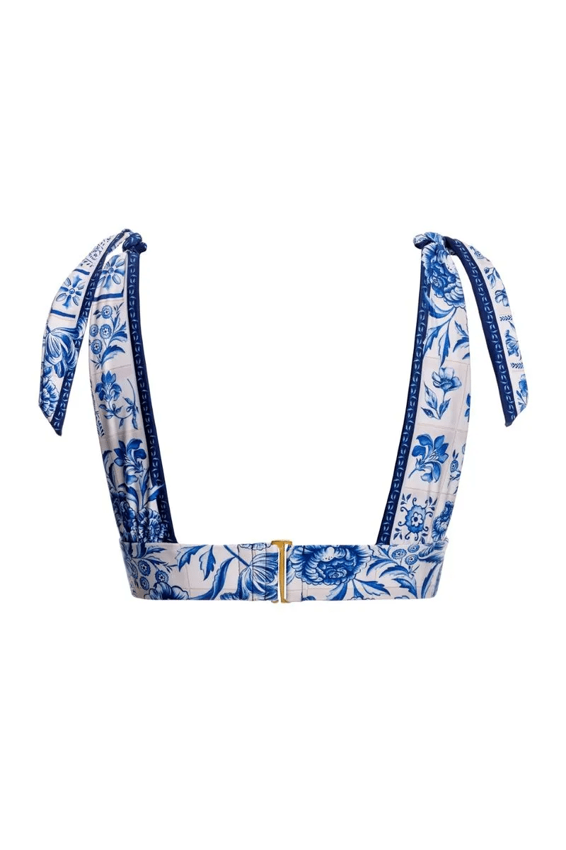 Laurie Azure Bikini Top - Bikini Top