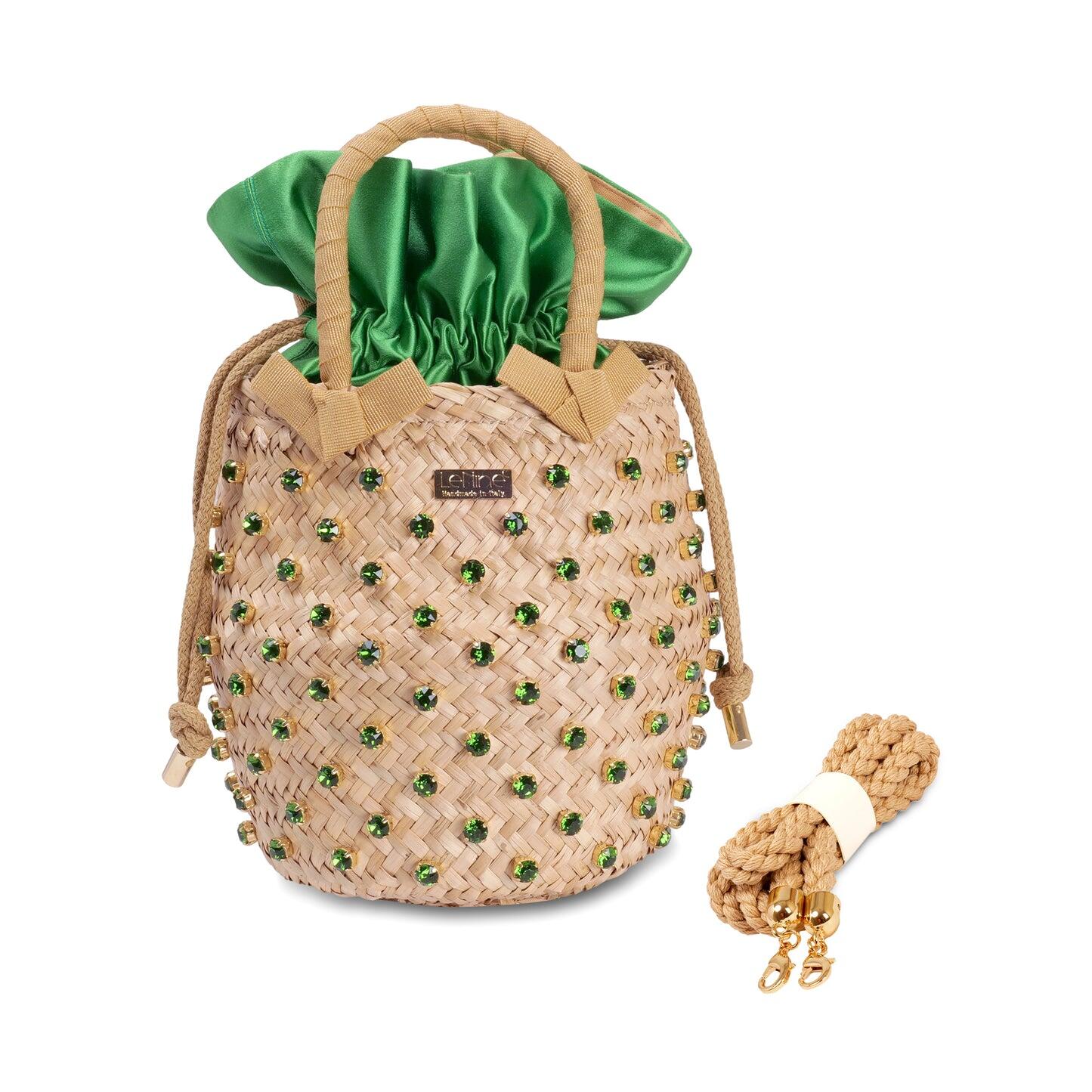 Nina Mono Sorbet Fern Small Biscotto & Fern - ONE SIZE - Bag