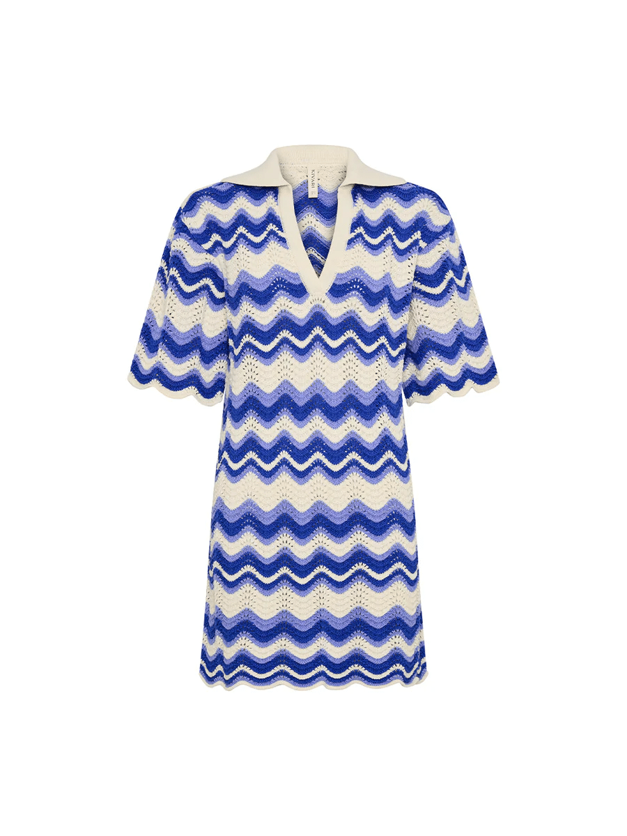 Leighton Mini Dress Blue Wave - Dress