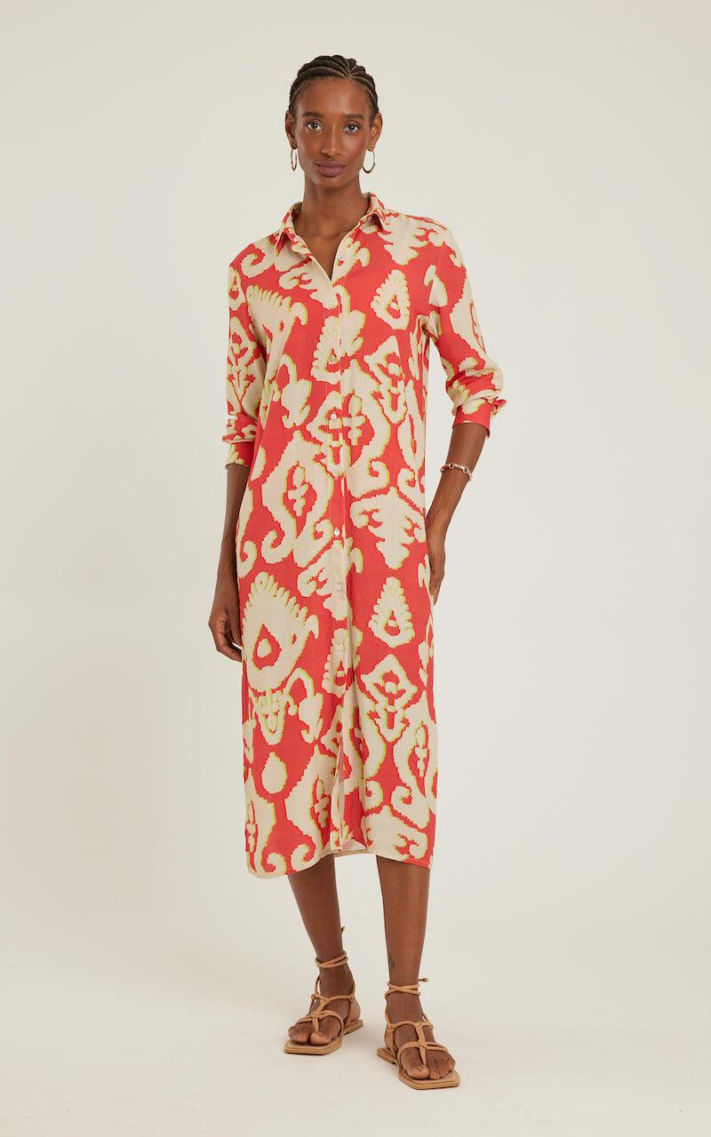 Chemisier Back Pleat Detail Turkey - Dress