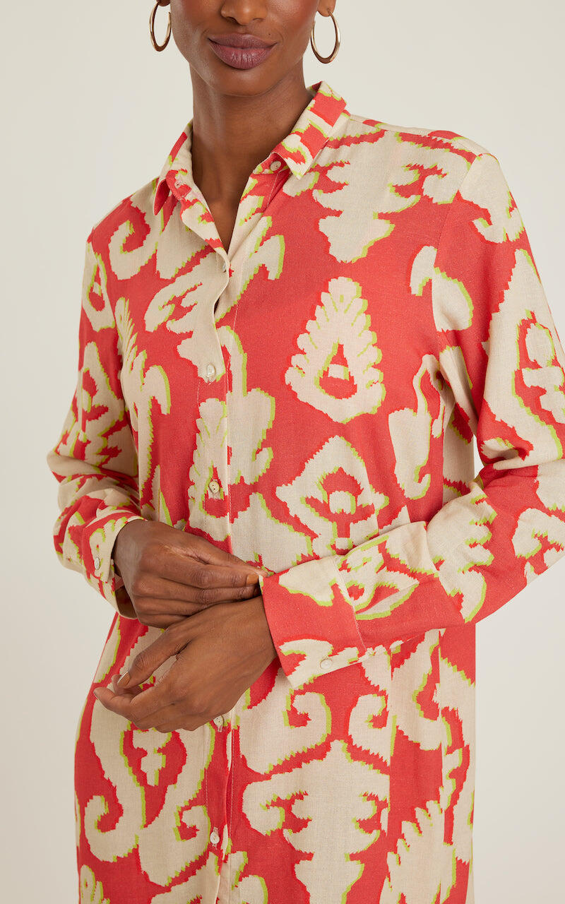 Chemisier Back Pleat Detail Turkey - Dress